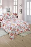 Buy_Quliting Tree_Multi Color Microfiber Print Flower Bloom Quilt With Pillow Covers _at_Aza_Fashions