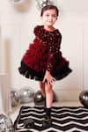 Buy_Hoity Moppet_Red Velvet Sequins Cherry Bomb Tulle Frilled Dress 