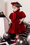 Hoity Moppet_Red Velvet Joy Dress _Online_at_Aza_Fashions