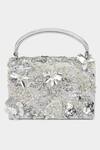 Buy_Aanchal Sayal_Silver Embroidery Candice Embellished Clutch_at_Aza_Fashions