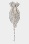 Aanchal Sayal_Silver Sequin Applique Fiona Crystal Tassel Embroidered Potli Bag_Online_at_Aza_Fashions