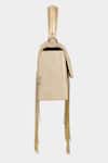 Aanchal Sayal_Gold Chain Giselle Rectangle Shaped Bag_Online_at_Aza_Fashions