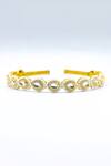 Buy_Foot Fuel_Gold Beads, Crystals, Stones Tear Drop Studded Hairband _at_Aza_Fashions