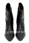 Shop_Sole House_Black Melody Handwoven Boots_at_Aza_Fashions