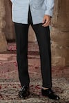 Buy_Abkasa_Blue Terry Rayon Embroidered French Aerolux Tuxedo And Trouser Set  