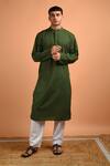 Buy Kalp Green Cotton Mystic Sage Elegance Kurta Set at Aza Fashions Buy_Kalp_Green Cotton Mystic Sage Elegance Kurta Set _at_Aza_Fashions