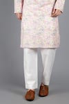 Kalp_Multi Color Cotton Printed Floral Stellar Petal Symphony Kurta Set _Online_at_Aza_Fashions