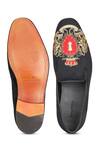 Shop_Shutiq_Black Embellished Medallion Shoes _at_Aza_Fashions