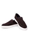 Buy_Shutiq_Brown Otimo Matte Sneakers _at_Aza_Fashions