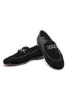 Buy_SHUTIQ_Black Embellished Sabota Velvet Shoes _at_Aza_Fashions