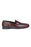 Buy_Shutiq_Brown Textured Zika Leather Shoes _Online_at_Aza_Fashions