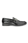 Buy_Shutiq_Black Barek Croco Leather Shoes _Online_at_Aza_Fashions
