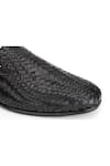 Buy_Shutiq_Black Barek Handwoven Mules _Online_at_Aza_Fashions