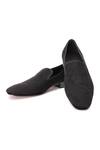 Buy_SHUTIQ_Black Camasa Velvet Shoes _at_Aza_Fashions