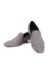 Buy_SHUTIQ_Grey Camasa Floral Embossed Shoes _at_Aza_Fashions