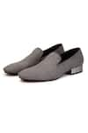 SHUTIQ_Grey Camasa Floral Embossed Shoes _Online_at_Aza_Fashions