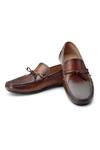 Buy_Shutiq_Brown Denali Front Knotted Loafers _at_Aza_Fashions