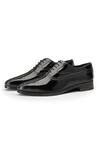 Shutiq_Black Patent Leather Wingtip Brogue Shoes _Online_at_Aza_Fashions