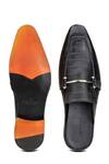 Shop_Shutiq_Black Enzo Croco Leather Mules _at_Aza_Fashions