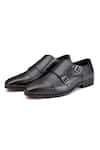 Buy_SHUTIQ_Blue Enzo Double Monk Brogue Pattern Shoes _Online_at_Aza_Fashions