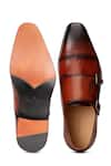 Shop_Shutiq_Brown Enzo Double Monk Shaded Shoes _at_Aza_Fashions