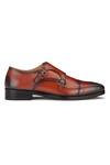 Shutiq_Brown Enzo Double Monk Shaded Shoes _Online_at_Aza_Fashions