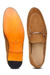 Shop_SHUTIQ_Brown Ballari Suede Slip-on Shoes_at_Aza_Fashions