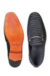 Shop Shutiq Black Ethan Weave Textured Leather Shoes at Aza Fashions Shop_Shutiq_Black Ethan Weave Textured Leather Shoes _at_Aza_Fashions