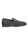 Buy Shutiq Black Ethan Weave Textured Leather Shoes Online at Aza Fashions Buy_Shutiq_Black Ethan Weave Textured Leather Shoes _Online_at_Aza_Fashions
