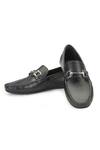 Buy Shutiq Black Figo Horsebit Stitched Loafers at Aza Fashions Buy_Shutiq_Black Figo Horsebit Stitched Loafers _at_Aza_Fashions