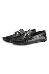 Shutiq Black Figo Horsebit Stitched Loafers Online at Aza Fashions Shutiq_Black Figo Horsebit Stitched Loafers _Online_at_Aza_Fashions
