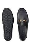 Shop Shutiq Black Figo Croco Textured Loafers at Aza Fashions Shop_Shutiq_Black Figo Croco Textured Loafers _at_Aza_Fashions