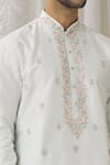 Shop_Alaya Advani_Off White Kurta Silk Embroidered Applique Zari Floral With Pant _Online_at_Aza_Fashions