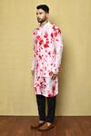 Shop_Arihant Rai Sinha_Pink Kurta Cotton Printed Tie Dye Set _Online_at_Aza_Fashions