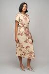 Buy_Leh Studios_Off White Wool Round Neck Garden Print T-shirt _Online_at_Aza_Fashions