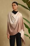 Buy Dusala Brown Myira Cashmere Ombre Stole at Aza Fashions Buy_Dusala_Brown Myira Cashmere Ombre Stole_at_Aza_Fashions