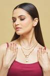 Buy_Nepra by Neha Goel_Geometric Pattern Handcrafted Necklace_Online_at_Aza_Fashions