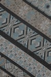 Shop_Shingora_Black Jay Metallic Geometric Woven Muffler _Online_at_Aza_Fashions