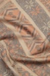 Buy_Shingora_Beige Jay Metallic Geometric Woven Muffler _Online_at_Aza_Fashions