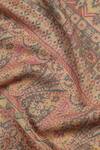 Buy_Shingora_Yellow Hussain Metallic Diamond Woven Muffler _Online_at_Aza_Fashions