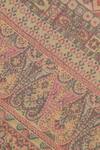 Shop_Shingora_Yellow Hussain Metallic Diamond Woven Muffler _Online_at_Aza_Fashions