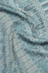 Buy_Shingora_Blue Designer Woven Muffler With Tassel Border _Online_at_Aza_Fashions