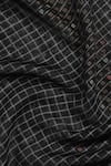 Buy_SHINGORA_Black Checks Checkered Woolen Dobby Muffler _Online_at_Aza_Fashions