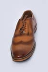 Arihant Rai Sinha_Brown Leather Brogue Shoes _Online_at_Aza_Fashions