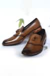 Buy_Arihant Rai Sinha_Brown Tassel Detailed Brogue Shoes _at_Aza_Fashions