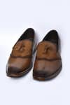 Shop_Arihant Rai Sinha_Brown Tassel Detailed Brogue Shoes _at_Aza_Fashions