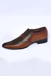 Buy_Arihant Rai Sinha_Brown Textured Weave Pattern Shoes _Online_at_Aza_Fashions