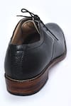 Shop_Arihant Rai Sinha_Black Brogue Textured Leather Shoes _Online_at_Aza_Fashions