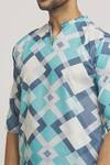 Shop_Arihant Rai Sinha_Multi Color Cotton Print Geometric Abstract Shirt _Online_at_Aza_Fashions