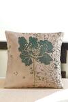 Shop Mid July Home Green Premium Velvet Embroidery, Printed Gilded Garden Cushion Cover Set Online at Aza Fashions Shop_Mid July Home_Green Premium Velvet Embroidery, Printed Gilded Garden Cushion Cover Set_Online_at_Aza_Fashions